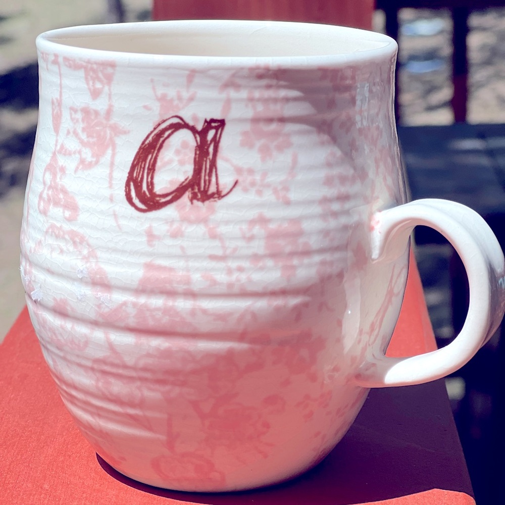 Anthropologie monogrammed mug